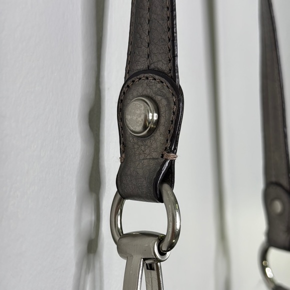 B. Makowsky Silver Crossbody Bag with Adjustable Strap - Picture 8 of 16